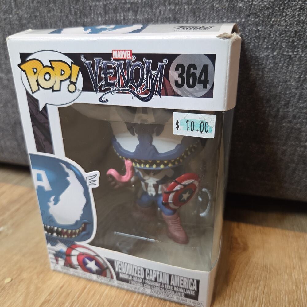 Funko Pop! Vinyl: Marvel - Venom (as Captain America) #364
